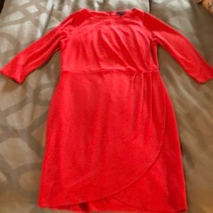 Limited salmon dress